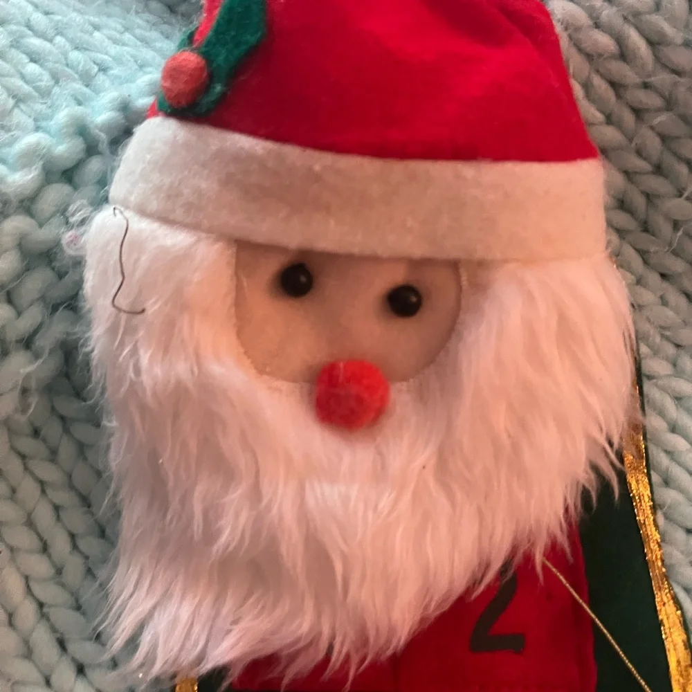 Holiday Advent Calendar Hanging Pocket